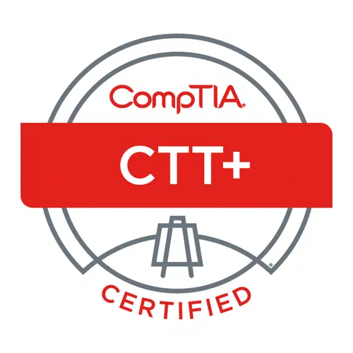 CompTIA CTT+ badge