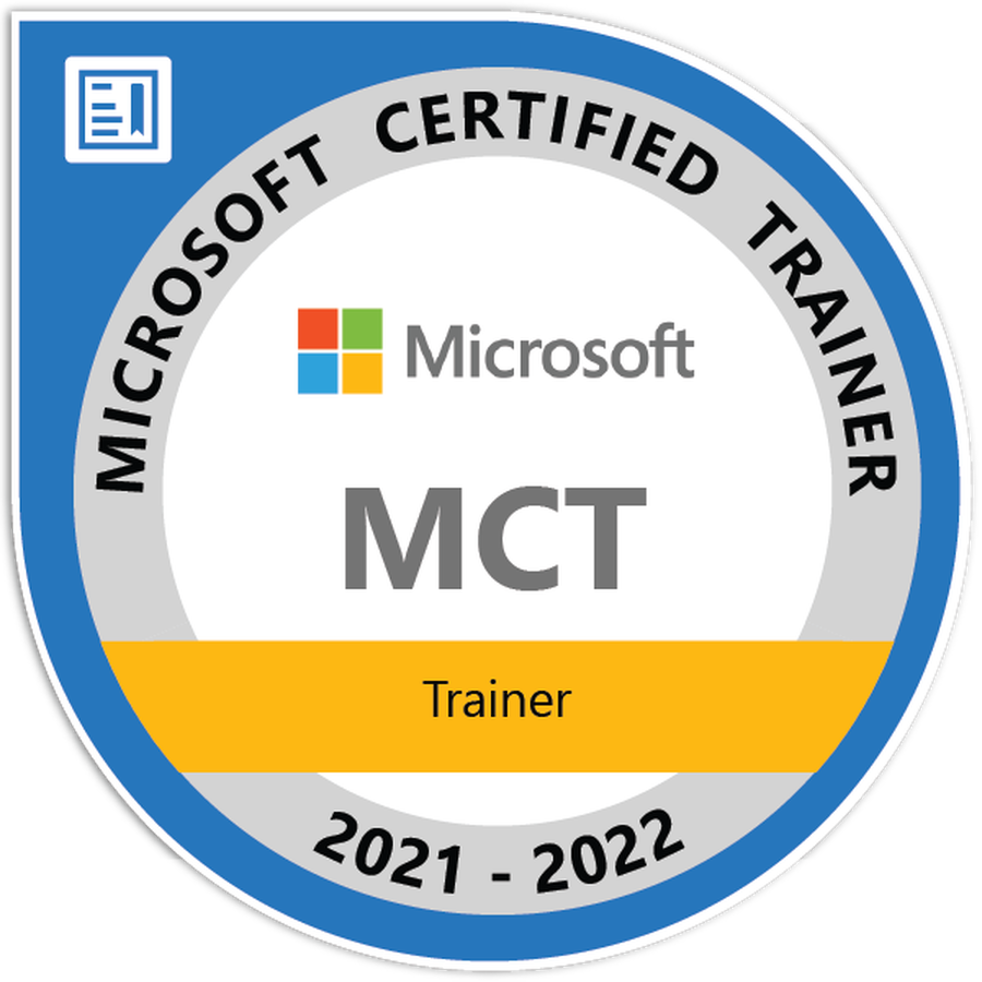 Badge Microsoft Certified Trainer (MCT)