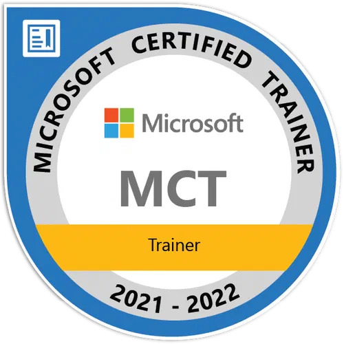 Microsoft Certified Trainer (MCT) badge