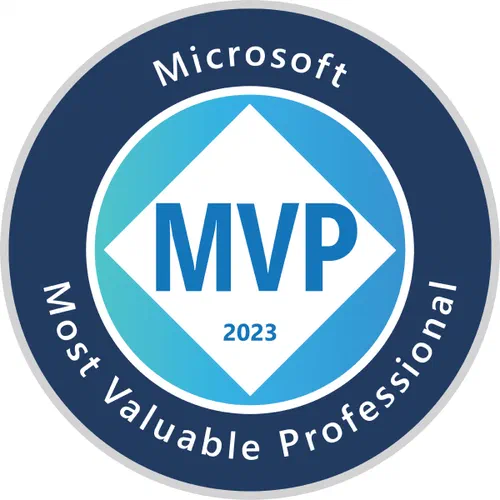 Microsoft MVP 2023 badge