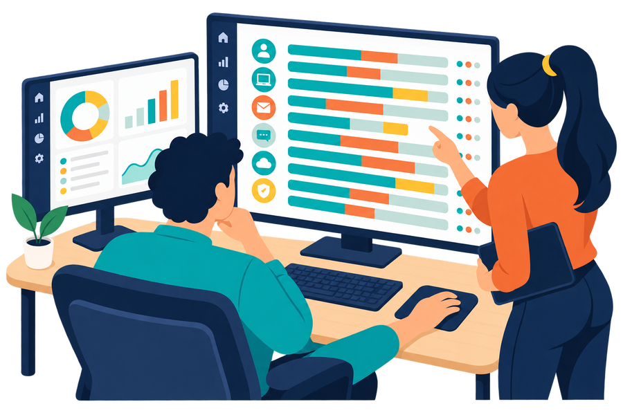 Dashboards die laten zien waar u staat